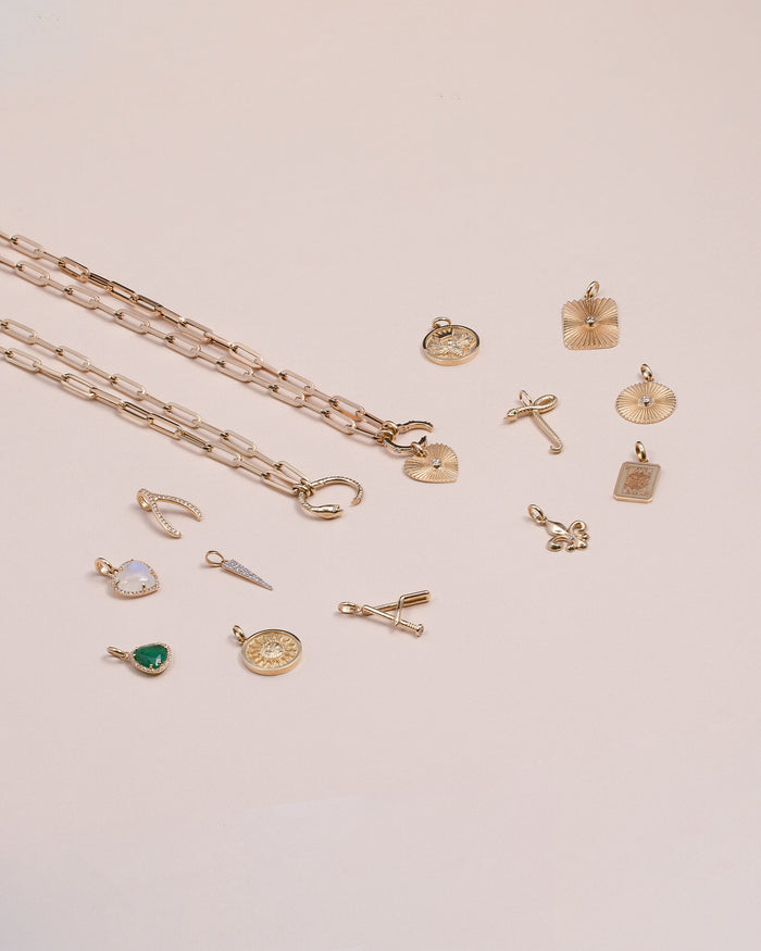 14K Gold Diamond Charm Enhancer, photo 6