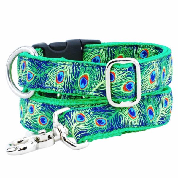 Collar martingala para perro Paradise Found Navy Essential, 1 pulg. de ancho, foto 2