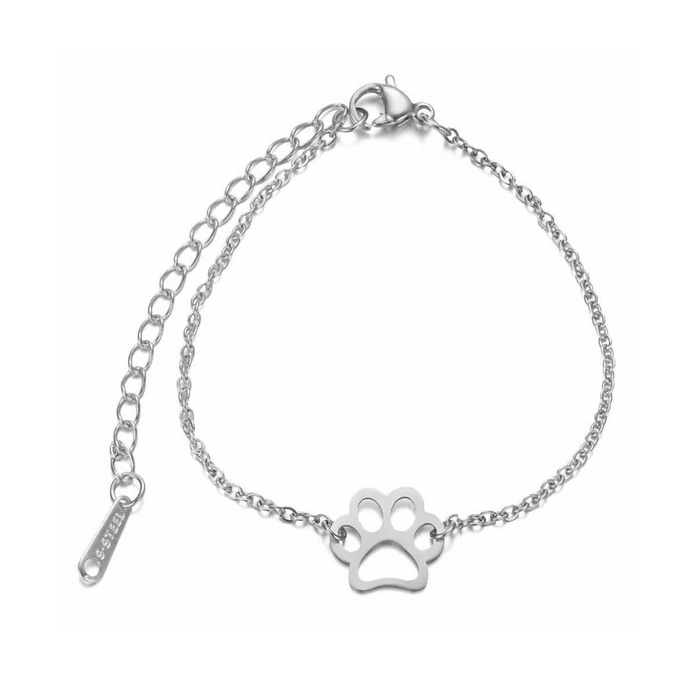 EternalPrint Link Chain Paw Print Charm Bracelet, photo 3