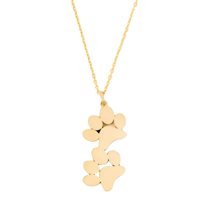 EverPaw Double Paw Print Pendant Necklace, photo 10