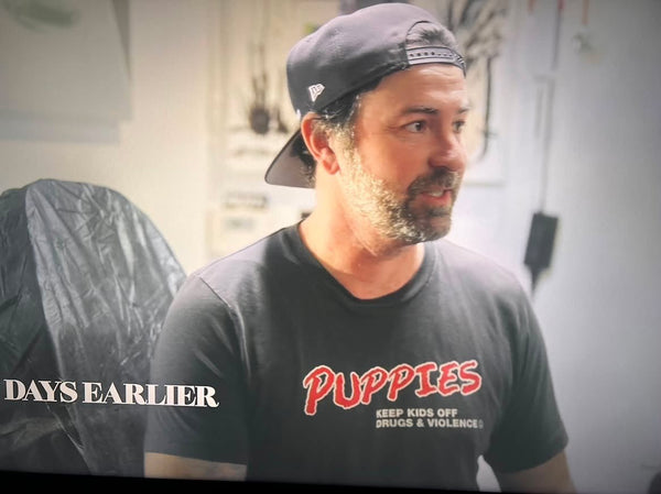 Puppies Keep Kids Off Drugs and Alcohol Unisex Crewneck Tee