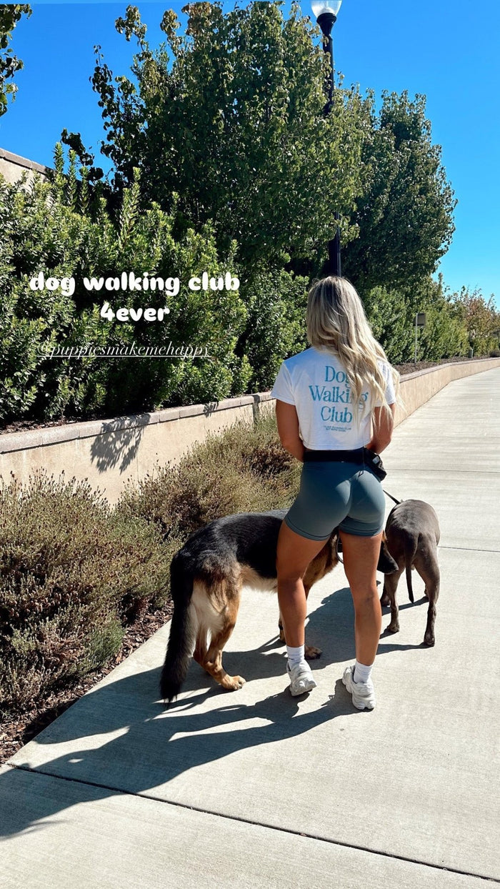 Dog Walking Club Crop Top