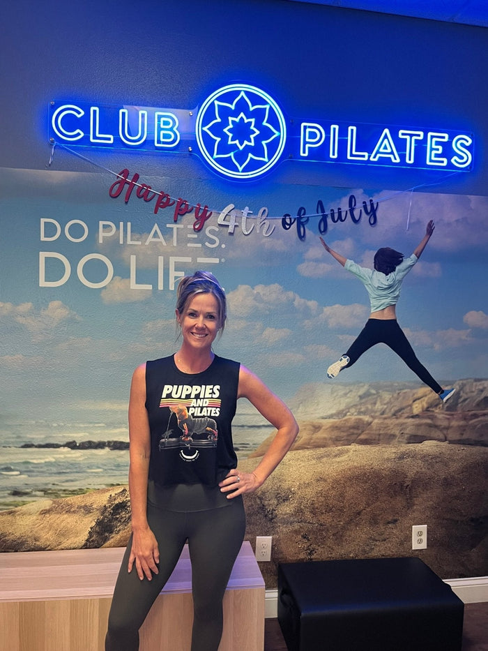 Puppies & Pilates Crop Top
