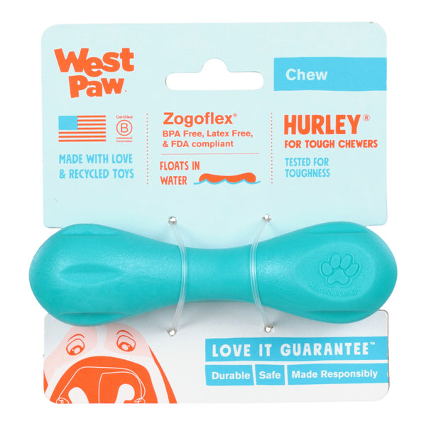 Hurley Chew Bone Dog Toy, Teal, photo 2