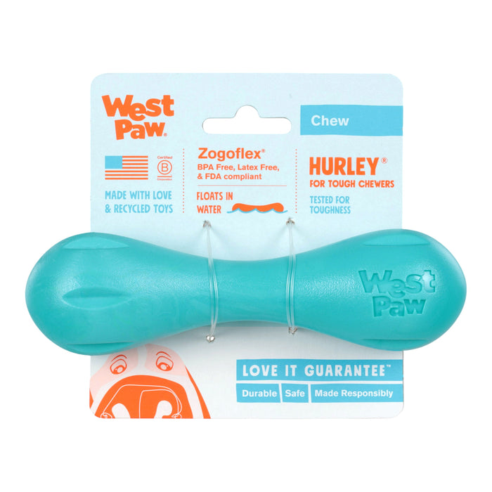 Hurley Chew Bone Dog Toy, Teal, photo 4