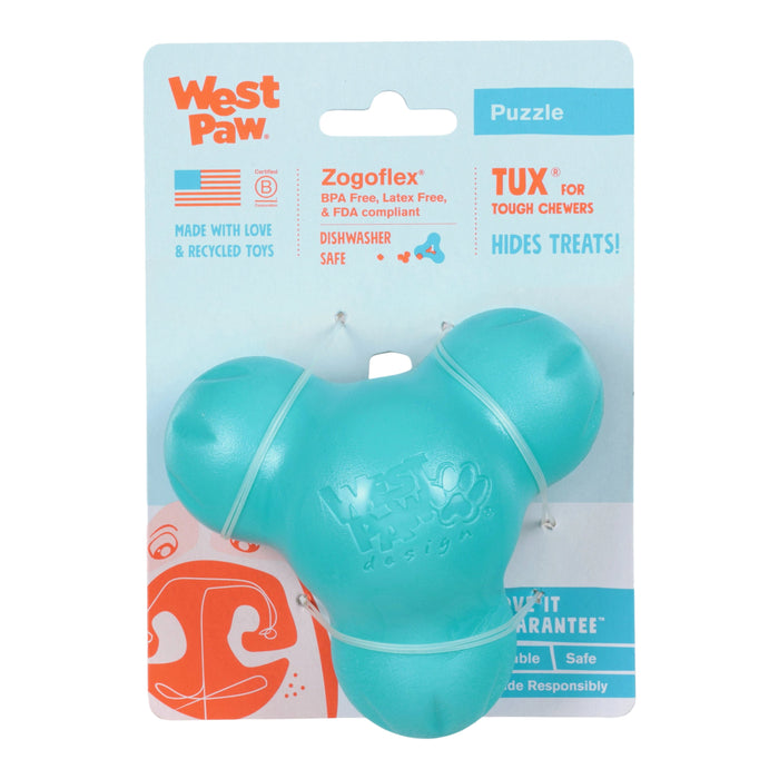 Tux Treat Toy for Dogs, Teal, photo 6