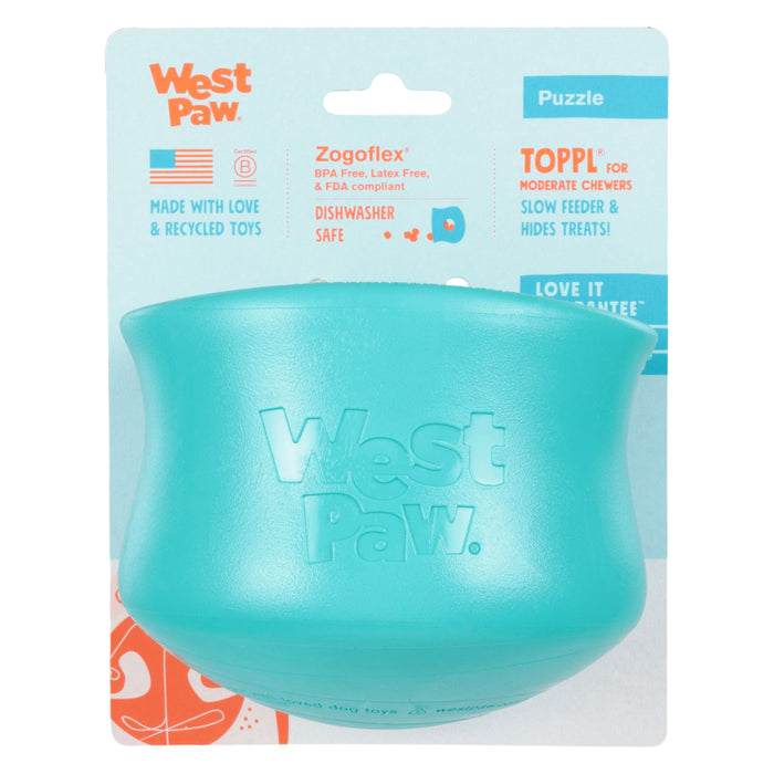Toppl Treat Toy for Dogs, Teal, photo 9