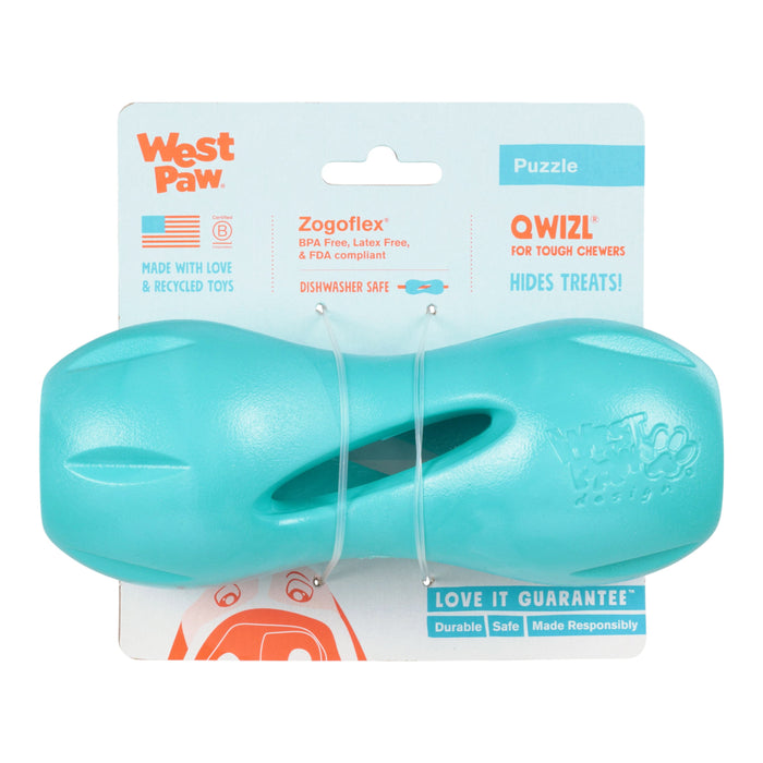 Juguete dispensador Qwizl para perro, verde azulado, foto 5