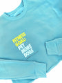 Fitness Goal: Pet More Dogs Women's Cropped Sweatshirt