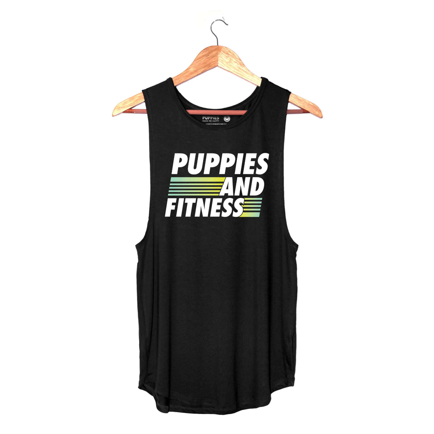Fitness Club Logo Women's Sleeveless Tank in black