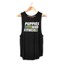 Fitness Club Logo Women's Sleeveless Tank in black