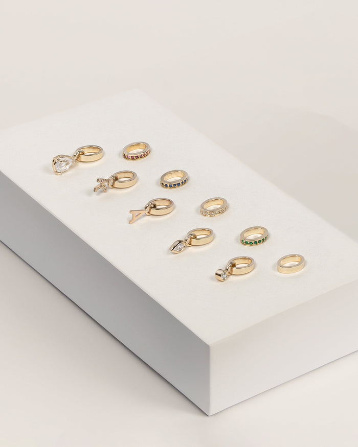 Dije Heirloom de eternidad con diamantes en oro de 14K, foto 7