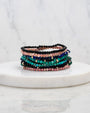 14K Gold Blue Lapis Segment Bead Bracelet, photo 5