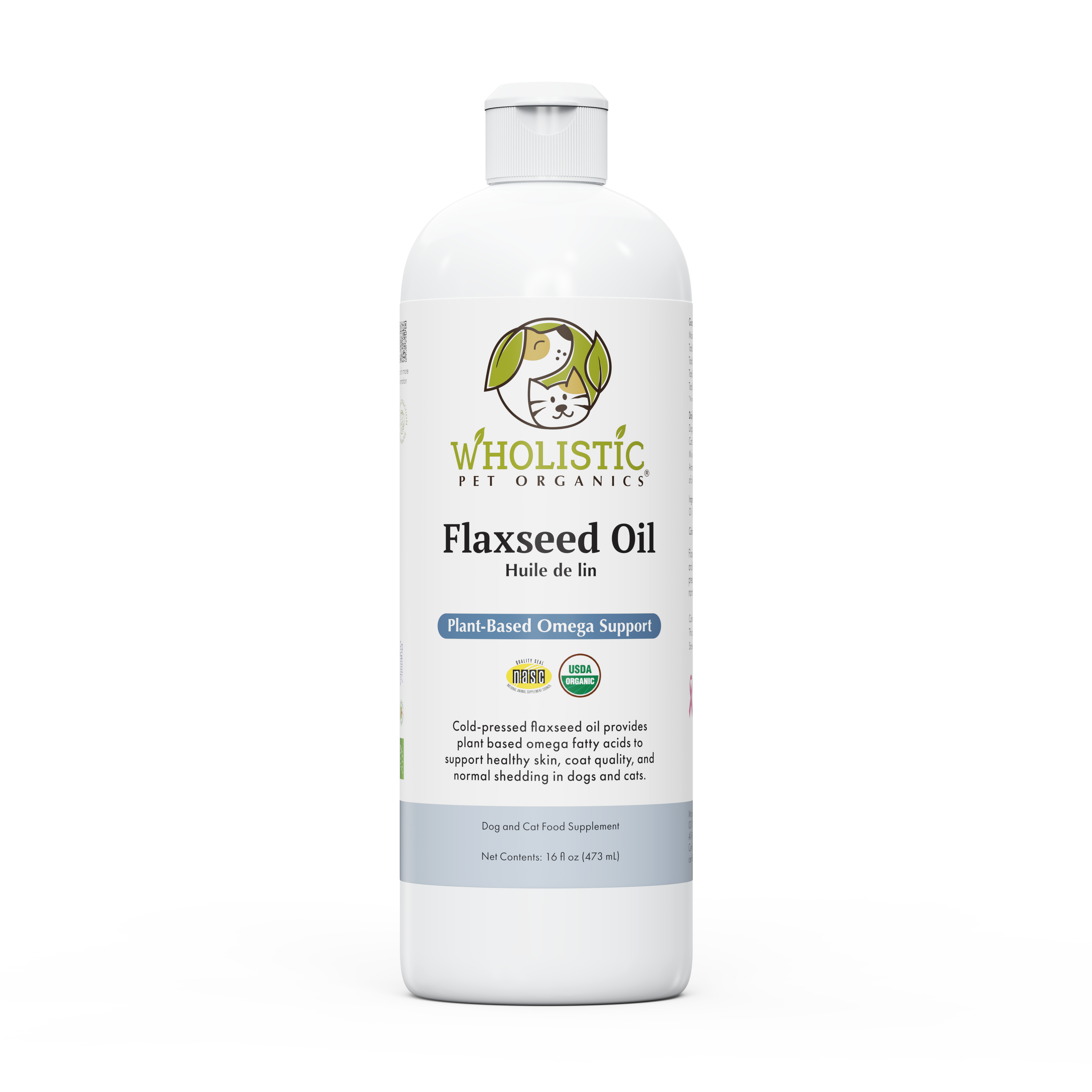 Aceite de linaza orgánico para perro y gato, foto 1