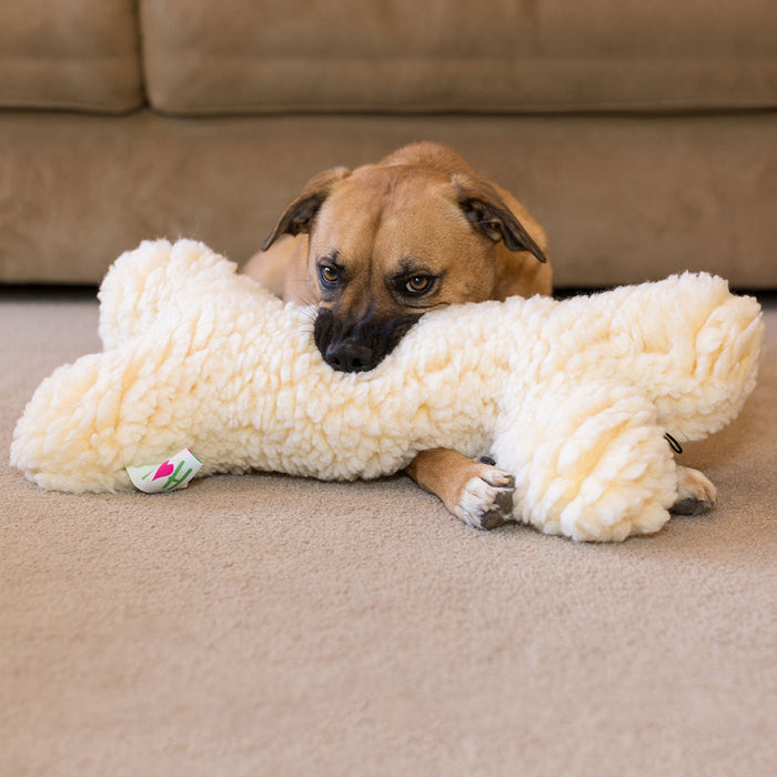 HuggleFleece, hueso de peluche para perro, 2 pies, foto 5