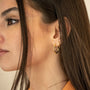 Fluid Hexagon Hoop Earrings, photo 6