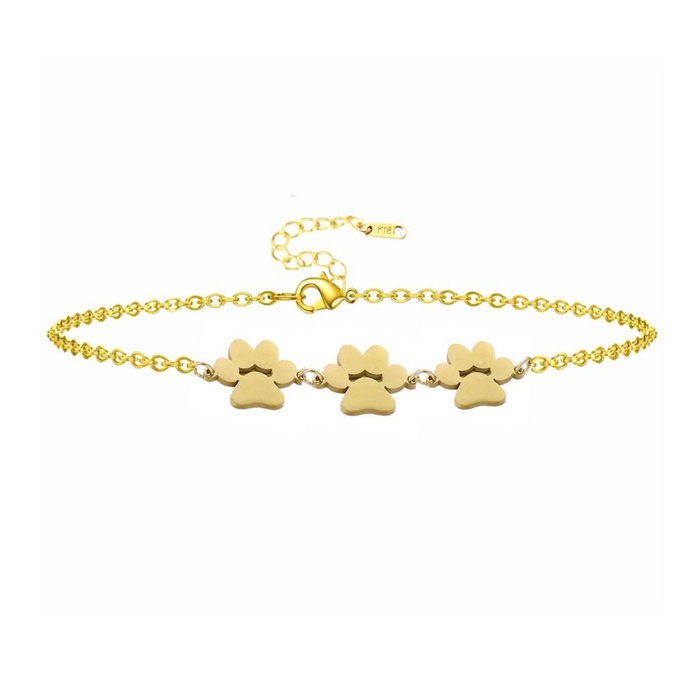 Three Paw Print Bracelet, photo 1