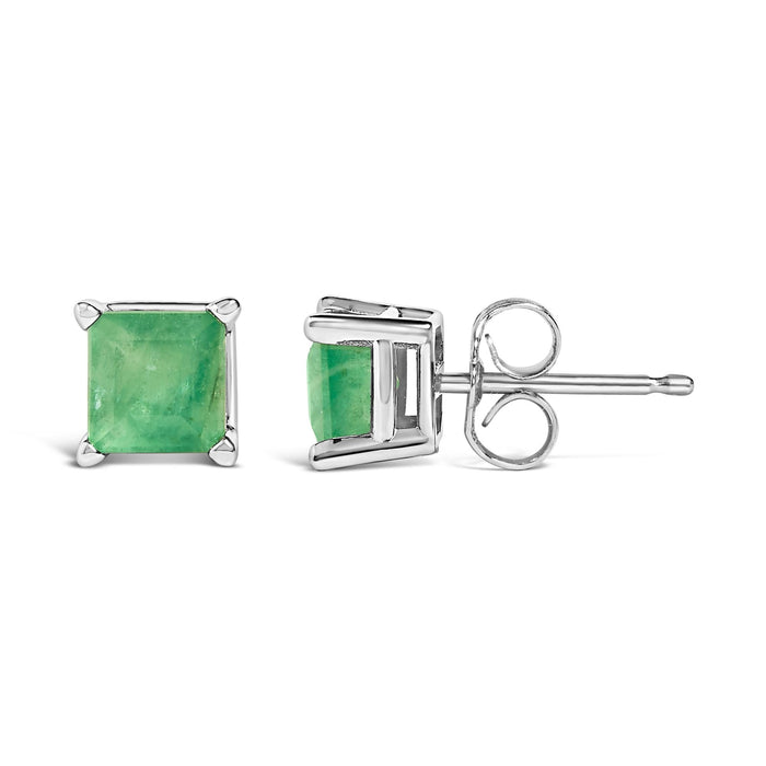 5x5mm Princess-Cut Gemstone Solitaire Stud Earrings in 14K Gold, photo 39