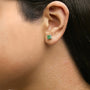 5x5mm Princess-Cut Gemstone Solitaire Stud Earrings in 14K Gold, photo 29