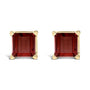 5x5mm Princess-Cut Gemstone Solitaire Stud Earrings in 14K Gold, photo 3