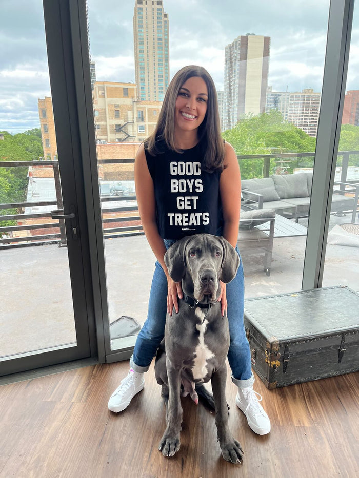 Good Boys Get Treats Crop Tank