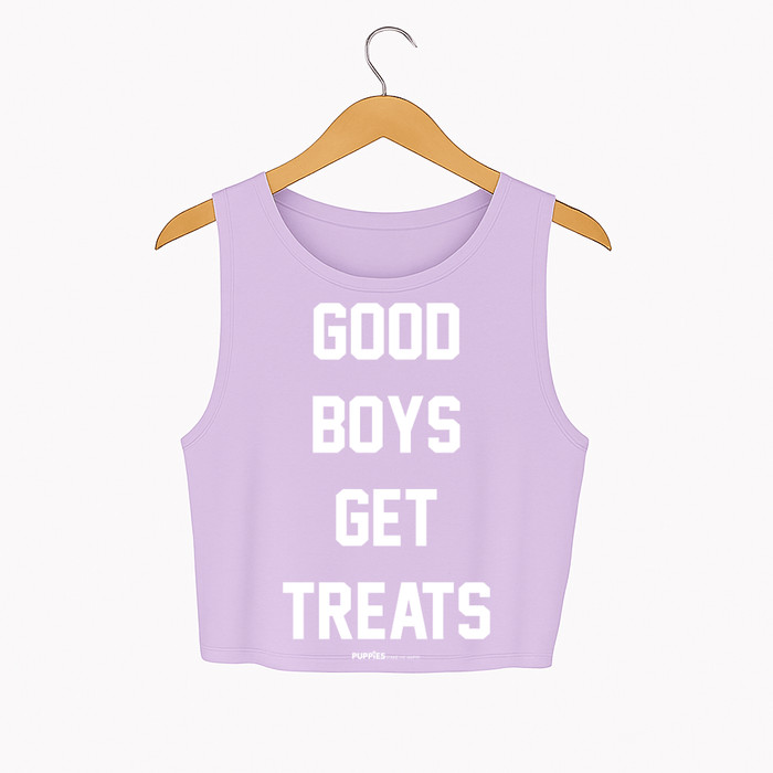 Good Boys Get Treats Crop Tank