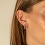 Glam Cubic Zirconia Hoop Earrings, photo 4