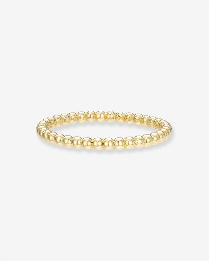 14K Gold Bead Band, photo 1