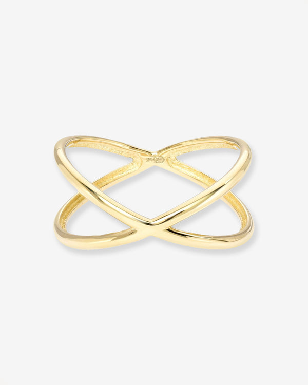 Anillo X en oro de 14K, foto 1