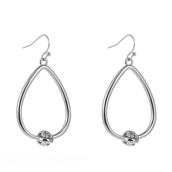 Aretes colgantes de gota con nudo de amor, foto 2