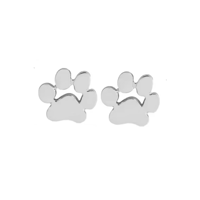 GoldenPaw Paw Print Stud Earrings, photo 6