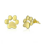 GoldenPaw Paw Print Stud Earrings, photo 7