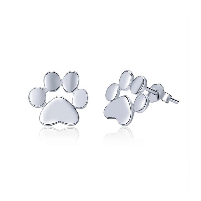 GoldenPaw Paw Print Stud Earrings, photo 8