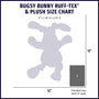 Huggle-Fusion Bugsy Bunny Plush & Latex Dog Toy, photo 7
