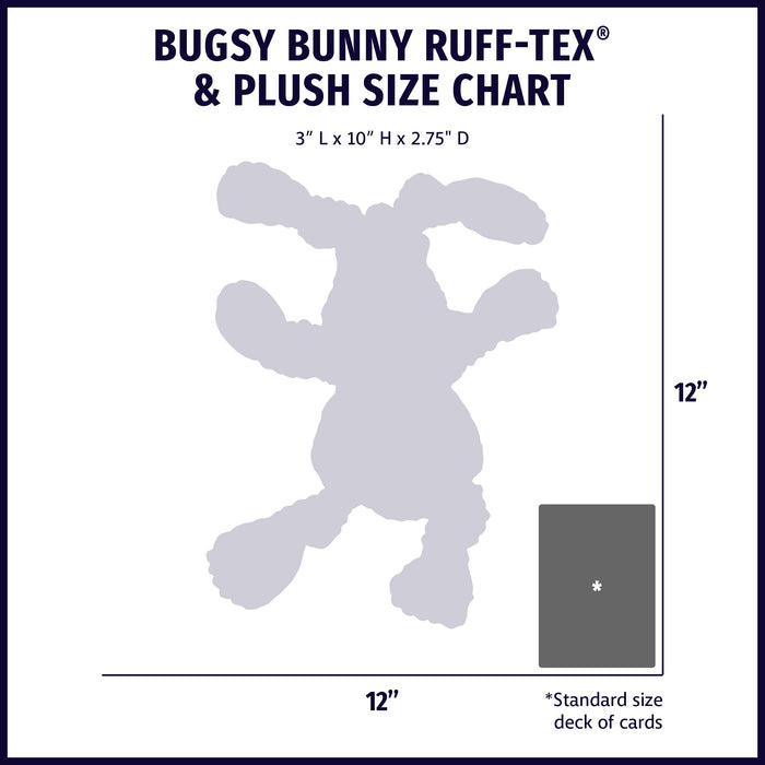 Huggle-Fusion Bugsy Bunny Plush & Latex Dog Toy, photo 7