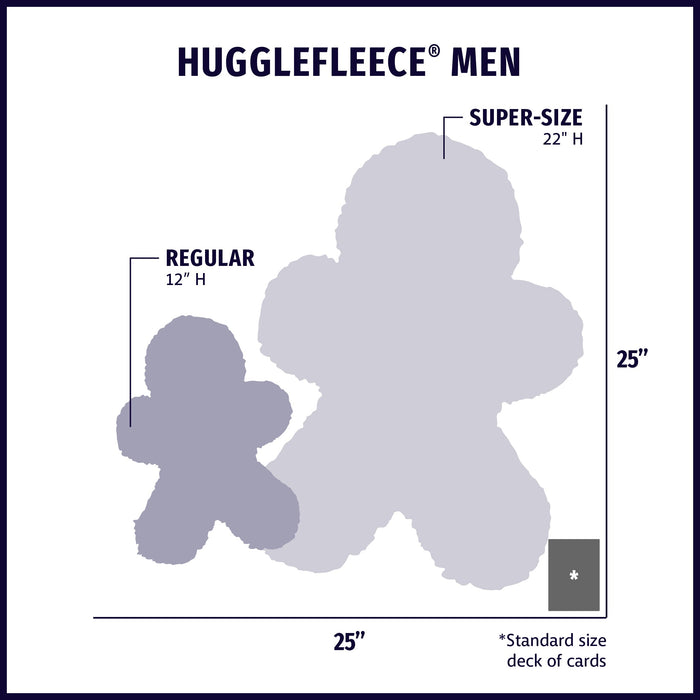 HuggleFleece Man Plush Dog Toy, Regular, photo 7