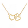 Collar con colgante de corazón y huella HeartPaws, foto 1