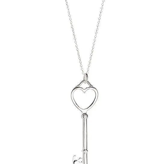 Heart and Key Pendant Necklace, photo 1