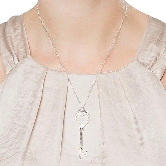 Heart and Key Pendant Necklace, photo 3
