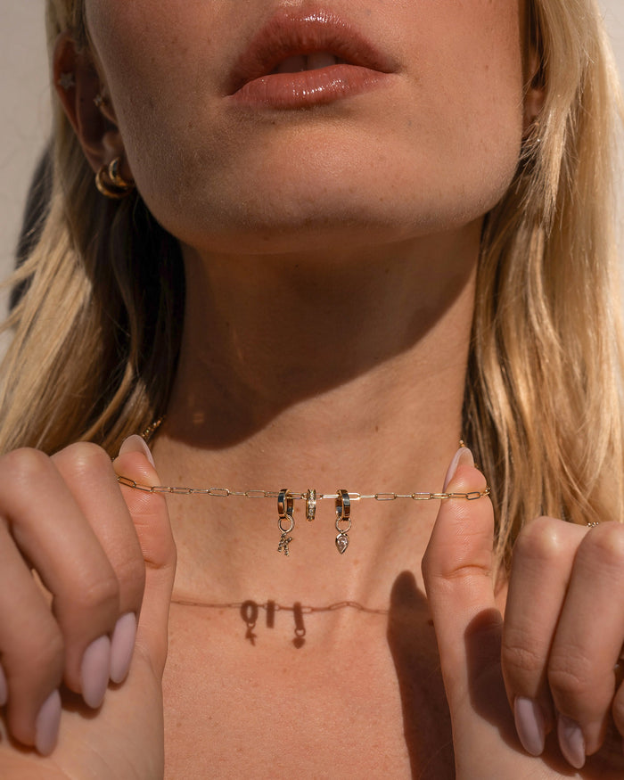 Dije de inicial K Heirloom con diamantes en oro de 14K, foto 6