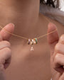 14K Gold Heirloom Initial A Charm, photo 3