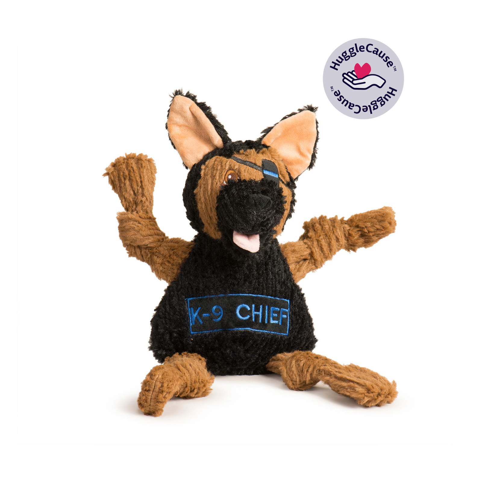 K-9 Chief Knottie, juguete de peluche para perro, tamaño grande