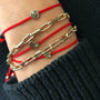 Mommy and Me Heart with Diamond Fortune Bracelet Set, photo 5