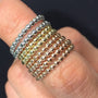14K Gold Bead Band, photo 2
