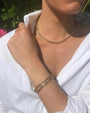 14K Gold Extra Large Open Link Chain Necklace, photo 10