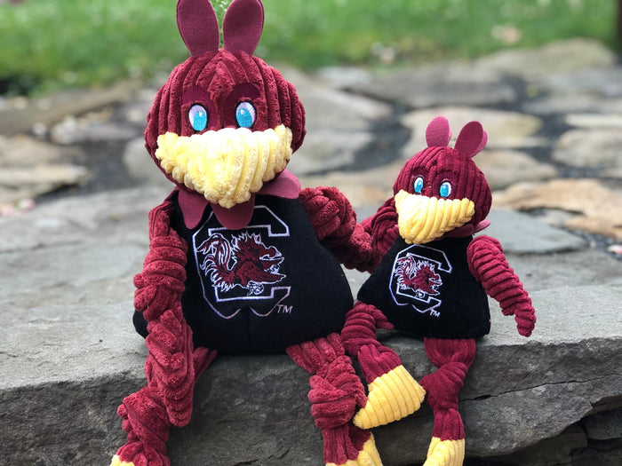 NCAA University of South Carolina, Cocky Knottie, juguete de peluche para perro, foto 5