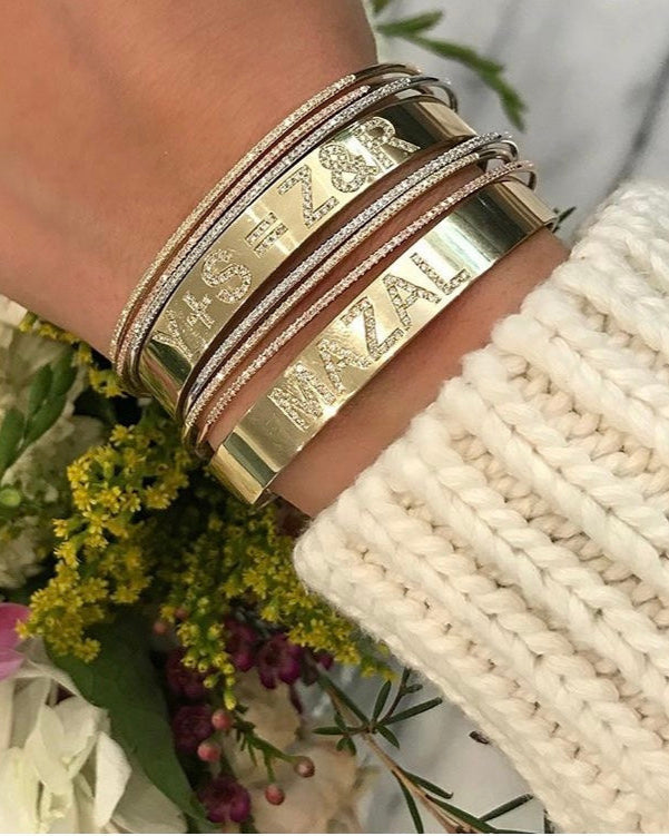 Pave Diamond Cuff Bracelet, photo 4