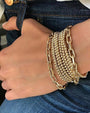 Pulsera de cadena de eslabón abierto extra grande en oro de 14K, foto 10
