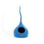 Felted Wool Cat Cave with Tail, Sky Blue, photo 3