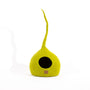 Felted Wool Cat Cave with Tail, Citrus Green, photo 3